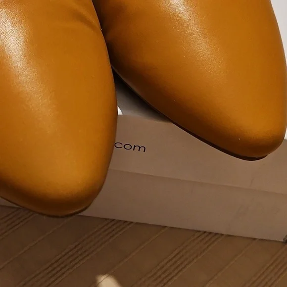 Dream Pairs Pointed Toe Tan Ankle Strap Shoes - Picture 3 of 11